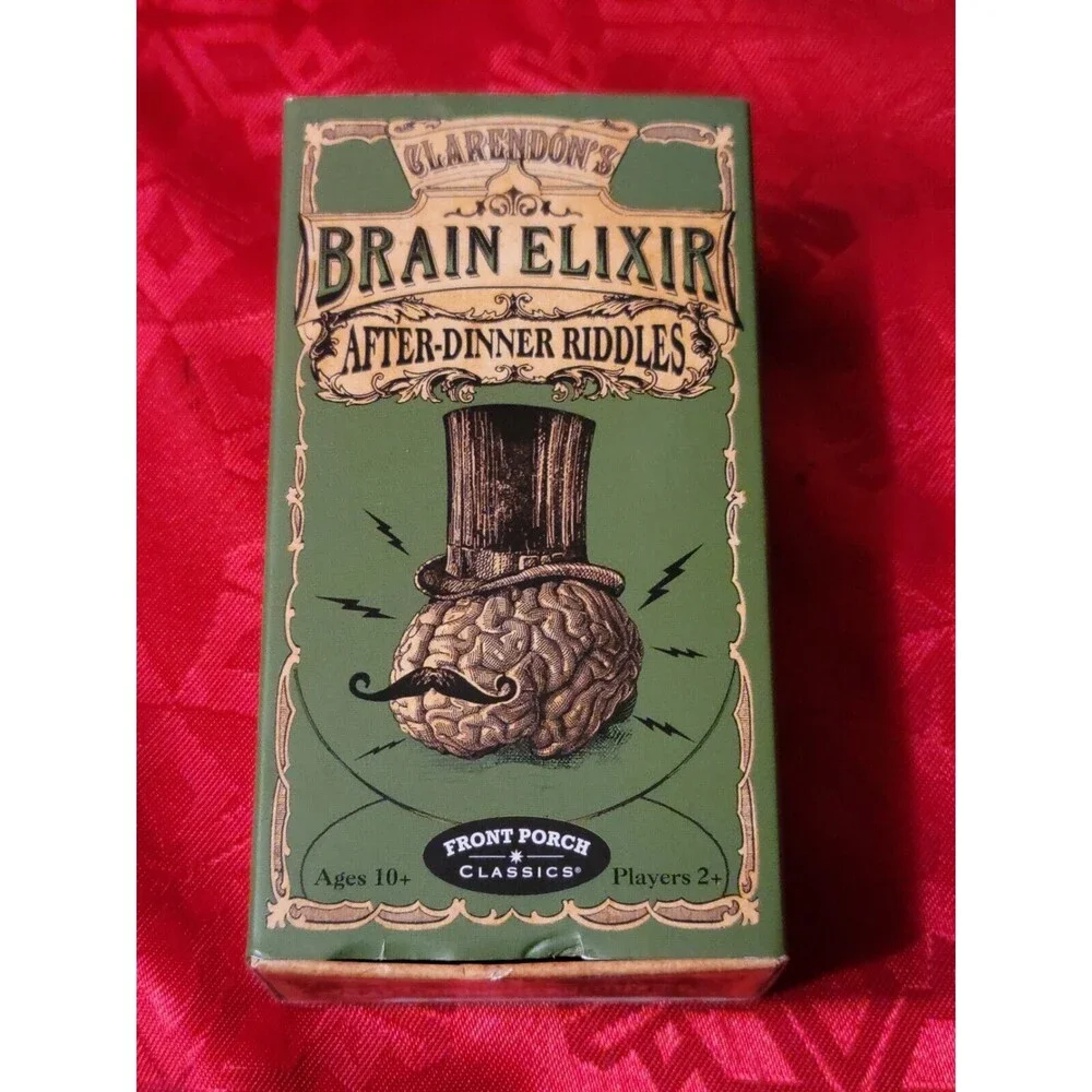 Clarendon's Brain Elixir After Dinner Riddles Front Porch Classics Deck Cards
